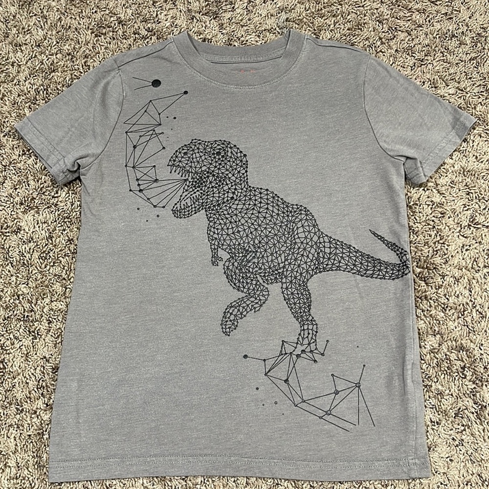 Cat & Jack Boys Dinosaur Constellation Tee Size S (6/7)